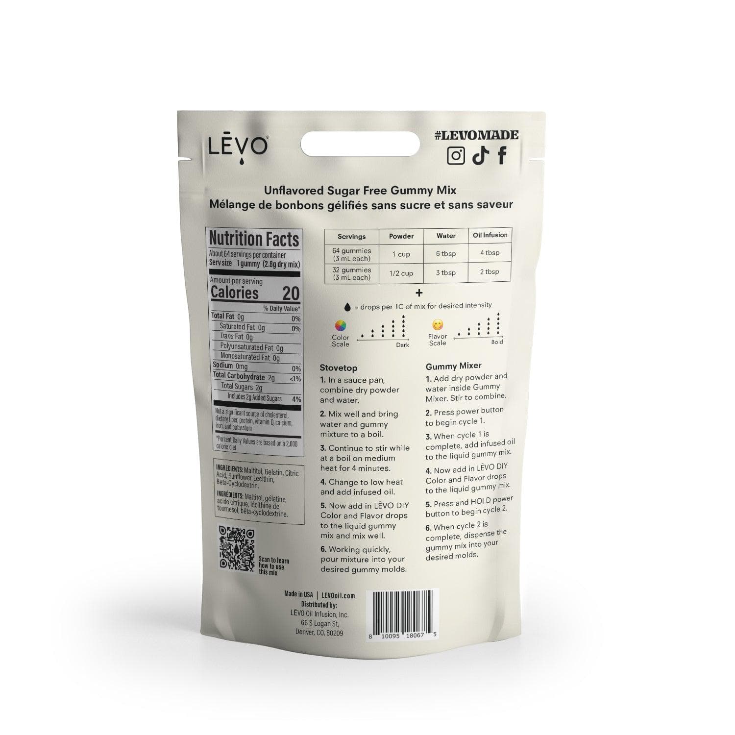 Gummy Mix - Unflavored, 16 oz (Sugar Free) - Image 3