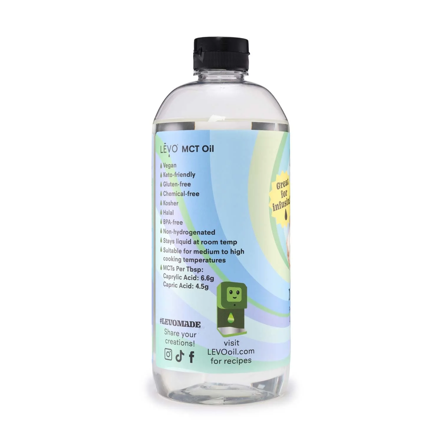 Premium MCT Liquid Coconut Oil | 32oz - Image 3