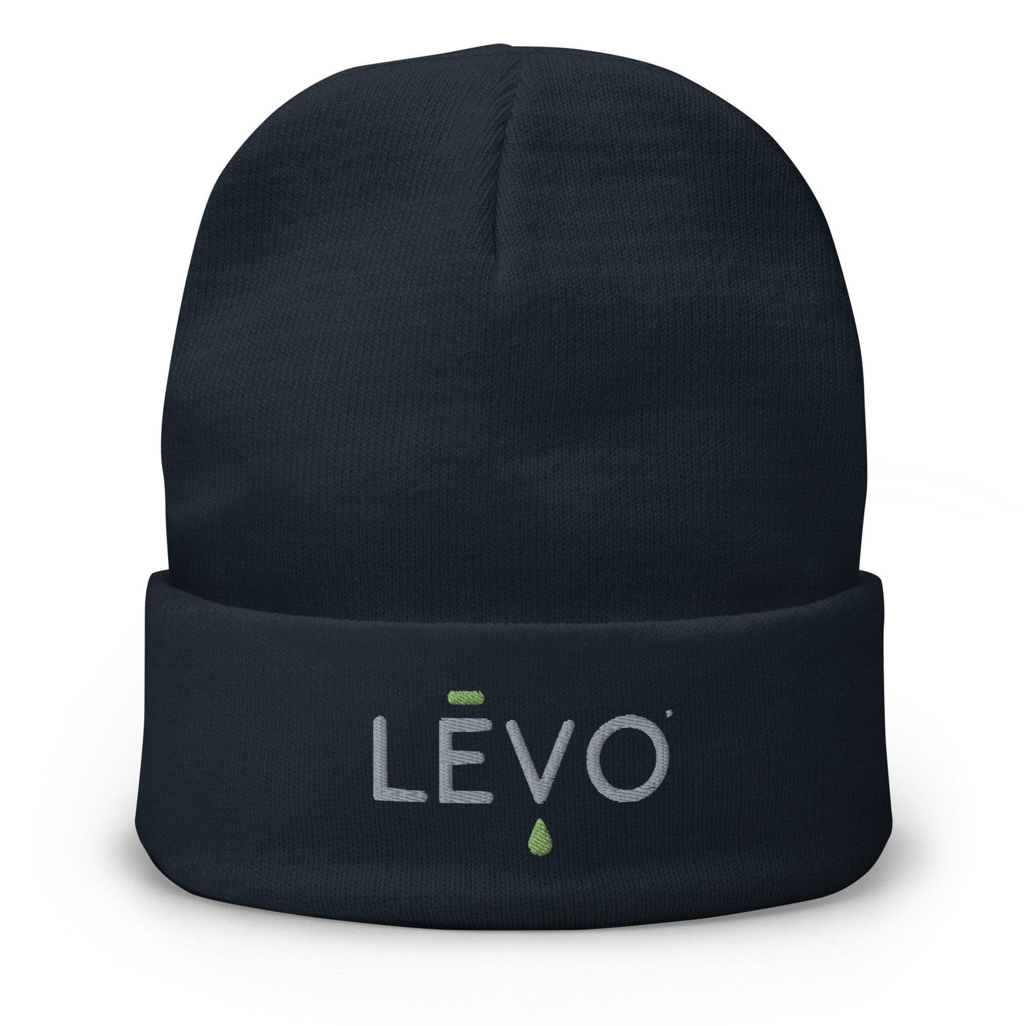 LĒVO Beanie with Embroidered Logo - Image 3
