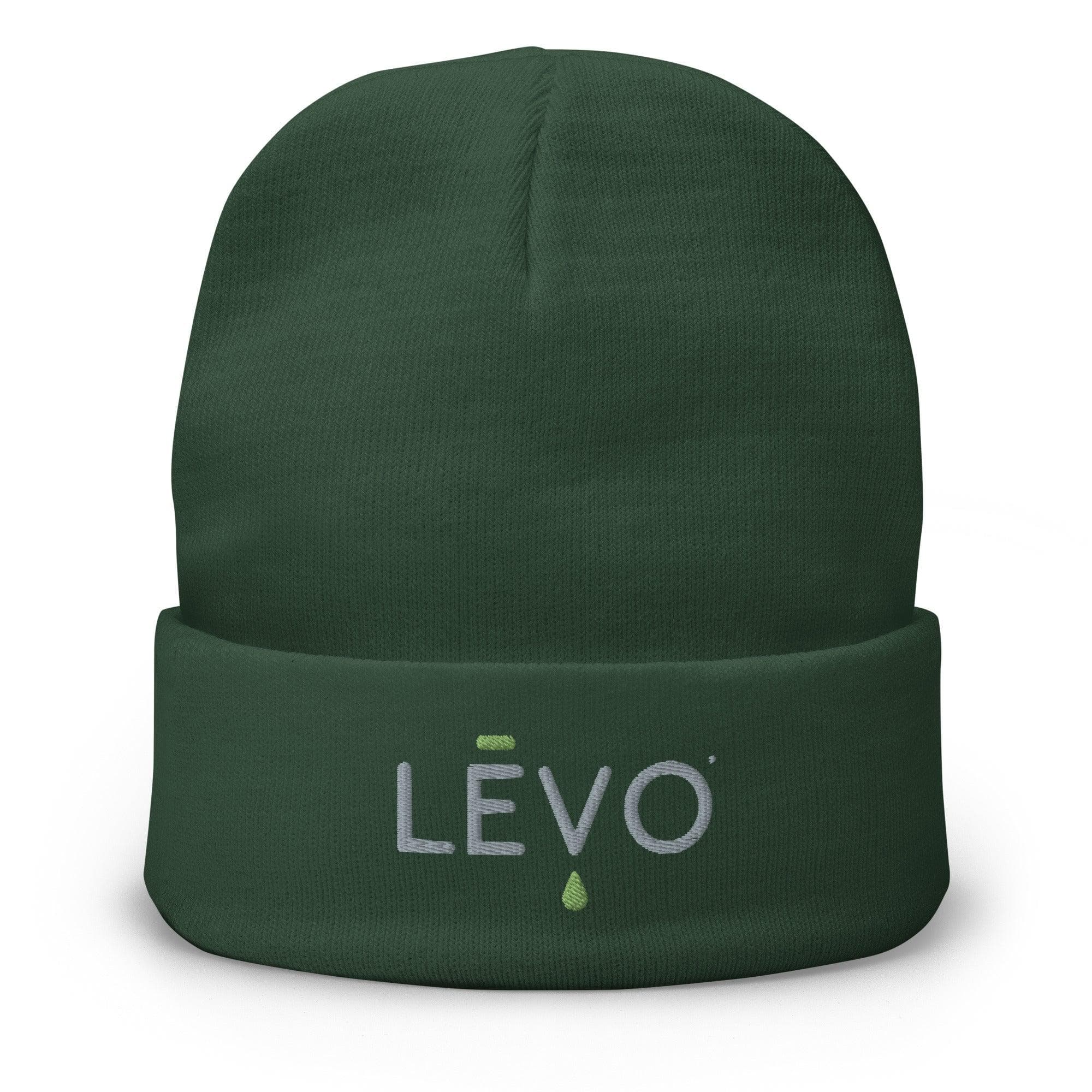 LĒVO Beanie with Embroidered Logo - Image 4
