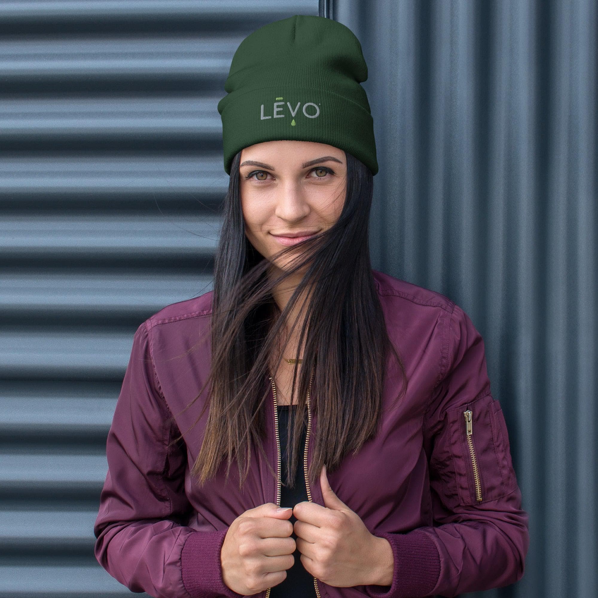 LĒVO Beanie with Embroidered Logo - Image 6